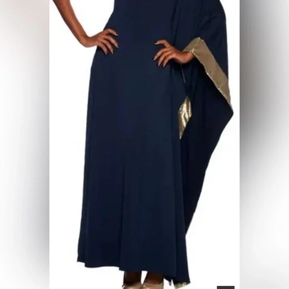 Lisa Rinna Collection sequin trimmed one-shoulder evening gown - Picture 3 of 3